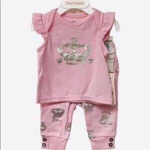 NWT Infants 2 Piece Juicy Couture Outfit